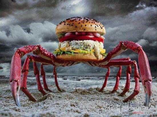 藝術(shù)家創(chuàng)造出世界上最奇特的60種漢堡