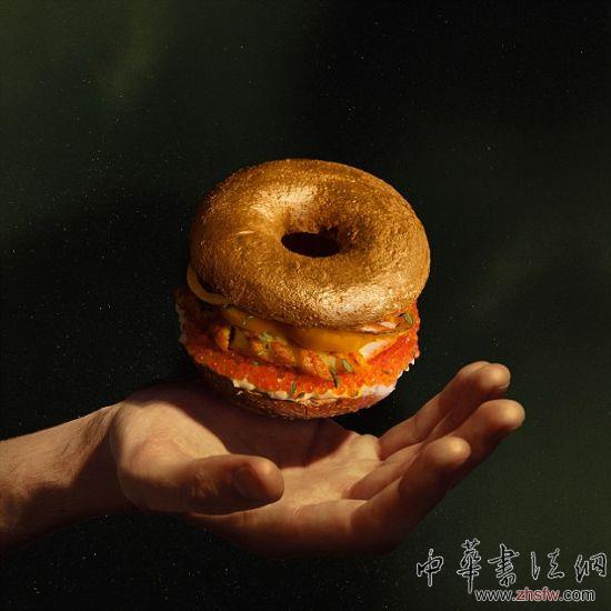 藝術(shù)家創(chuàng)造出世界上最奇特的60種漢堡