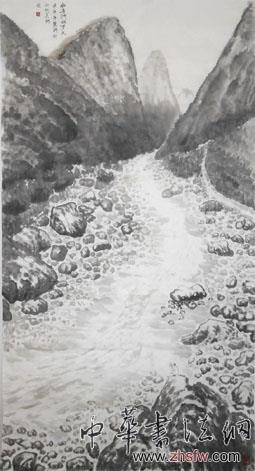 《水春河的夏天》98cmx178cm