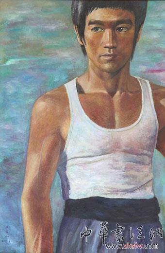 《中國功夫-李小龍》180x120cm 2013年9月