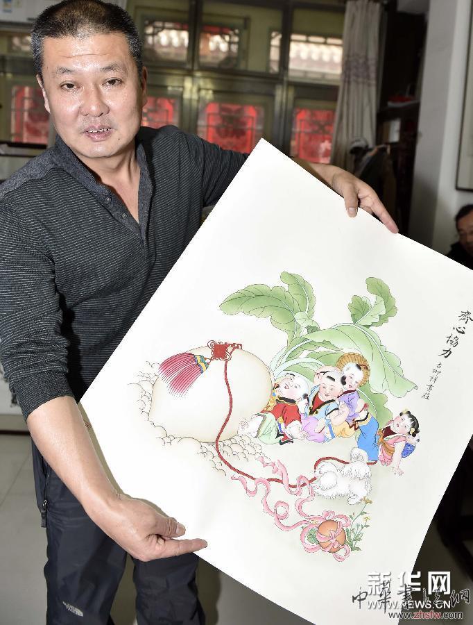 （晚報）（1）天津楊柳青年畫春節(jié)銷量逐年增長