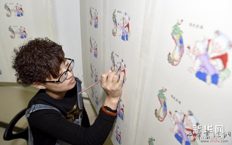 （晚報）（2）天津楊柳青年畫春節(jié)銷量逐年增長