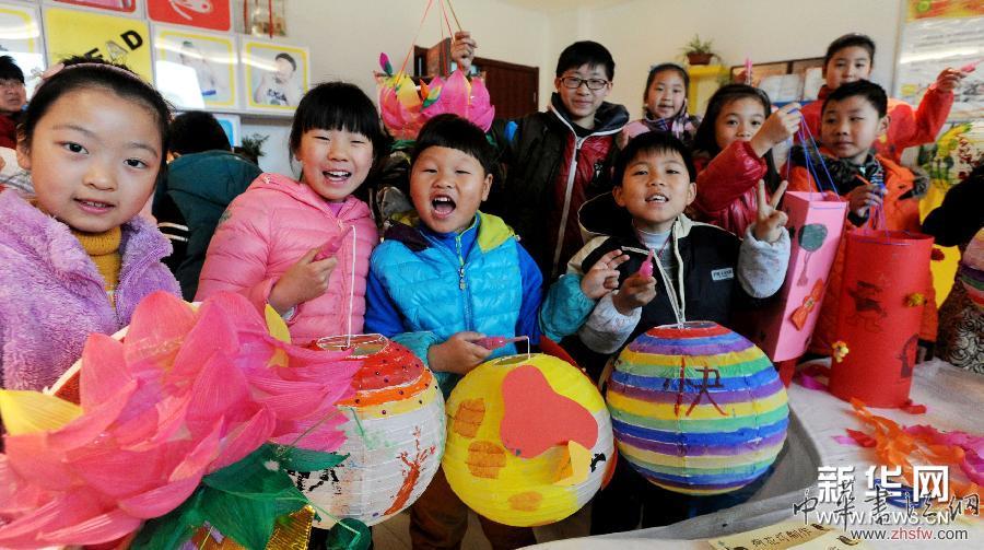 自制花燈迎元宵 #(晚報(bào))(2)自制花燈迎元宵