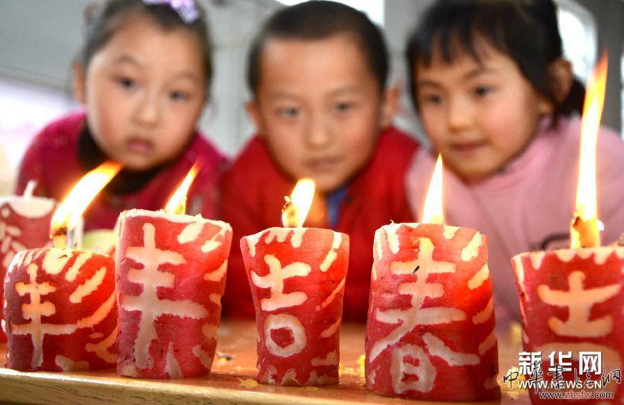 自制“蘿卜燈”迎元宵 #(晚報(bào))(3)自制“蘿卜燈”迎元宵