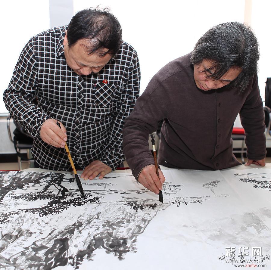 （晚報）（2）北京美術(shù)家送畫下鄉(xiāng)