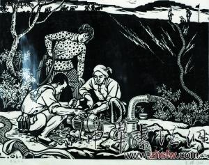 李樺 《亦農(nóng)亦工》 34.5×45cm