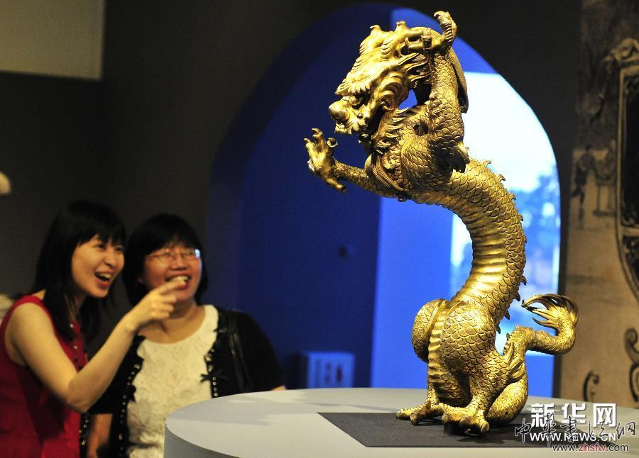 “圓明園特展--大清皇帝最美的夢(mèng)”舉行展前記者會(huì) 圖