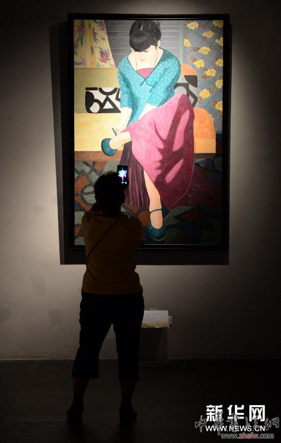 （文化）（3）第二屆中國女美術家作品展覽在西安展出