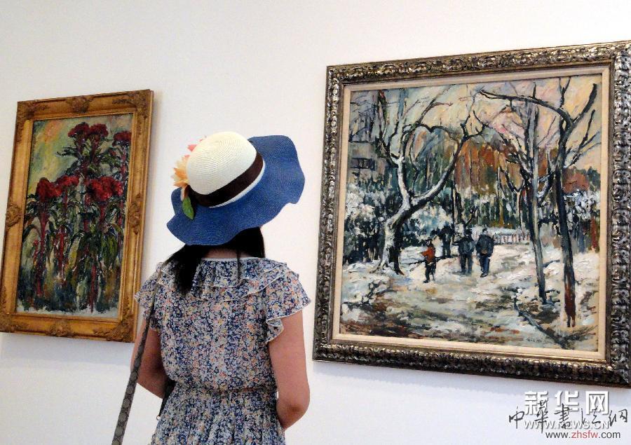 國畫大師劉海粟畫作蘇州展出 圖