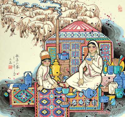 “大美天山”新疆中國(guó)畫走進(jìn)北京