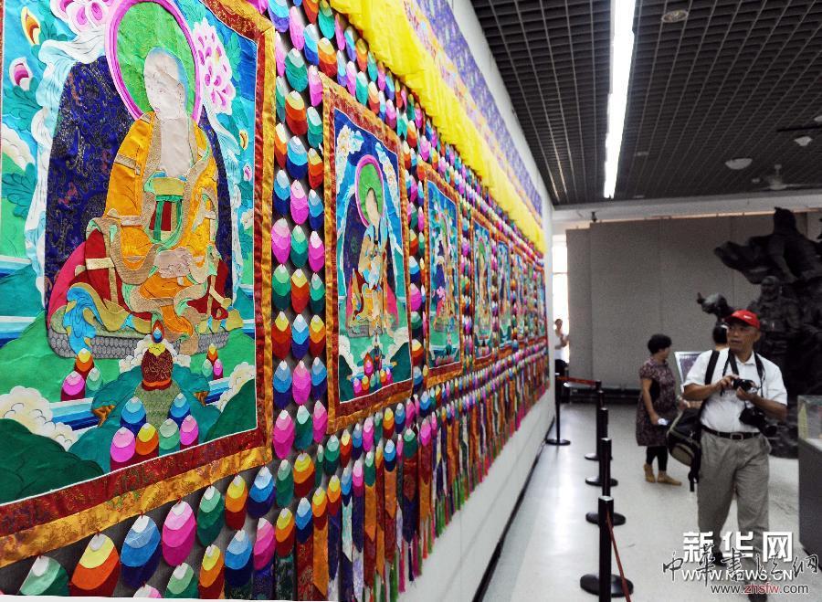 （文化）（1）青海藏傳佛教藝術(shù)展在黑龍江省博物館開幕