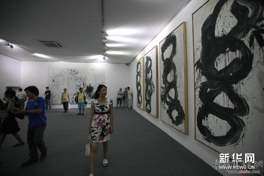 吳震寰畫展在京開幕 圖 (文化)(4)吳震寰畫展在京開幕