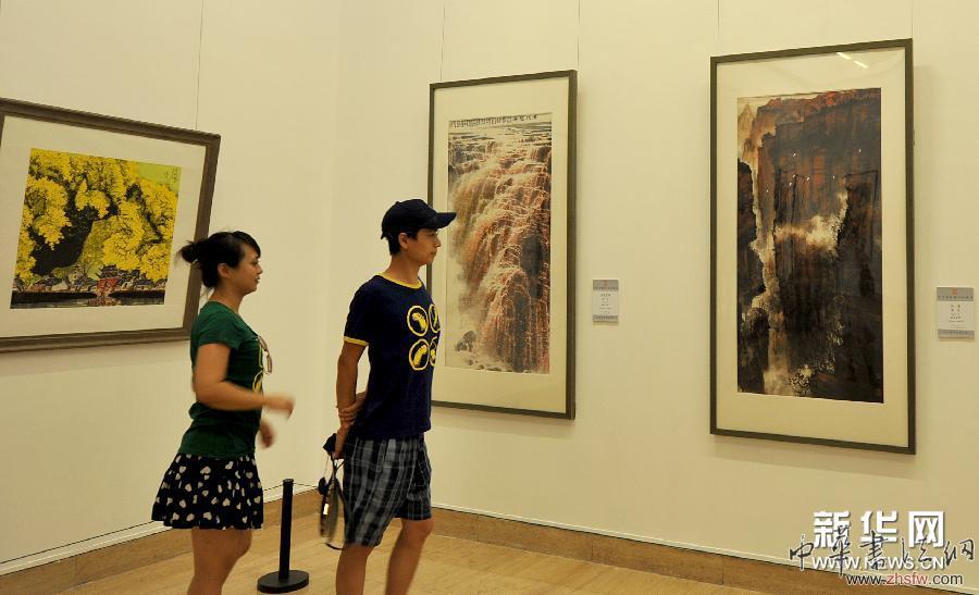 李可染畫院首屆院展北京展出 圖