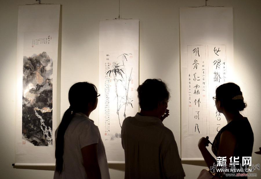 “人文正脈--王伯敏書畫展”杭州開幕 圖 “人文正脈--王伯敏書畫展”杭州開幕 圖