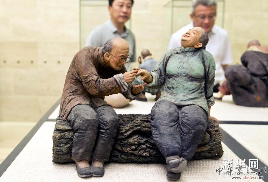 天津泥人張彩塑優(yōu)秀作品北京開展 圖