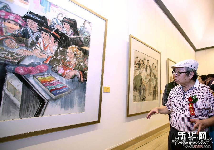 （晚報）（1）《生活之美：周波藝術展》在京開幕