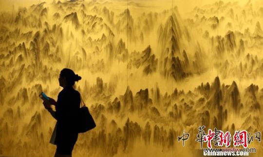 徐龍森巨幅山水國內首展南京宏大尺度展精微筆墨