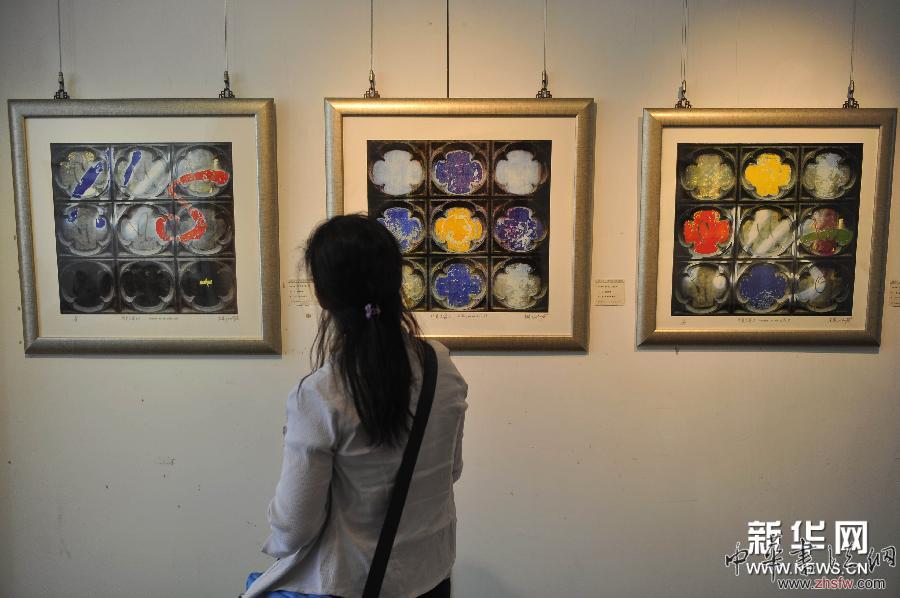 （晚報(bào)）（1）臺灣留學(xué)西班牙藝術(shù)家聯(lián)展開幕