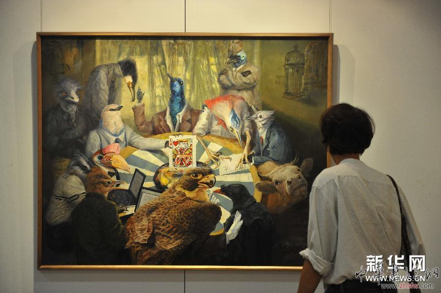 （晚報(bào)）（2）臺灣留學(xué)西班牙藝術(shù)家聯(lián)展開幕