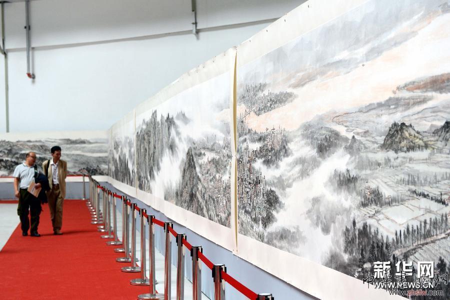 （文化）（3）中國(guó)當(dāng)代書(shū)畫(huà)名家作品添彩&ldquo;十藝節(jié)&rdquo;