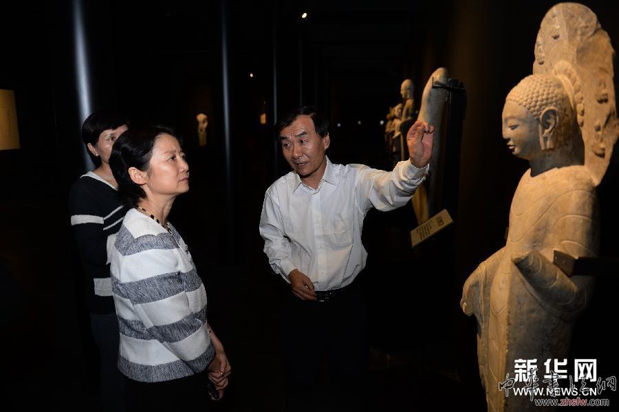 （文化）（2）山東青州龍興寺佛教造像在西安展出