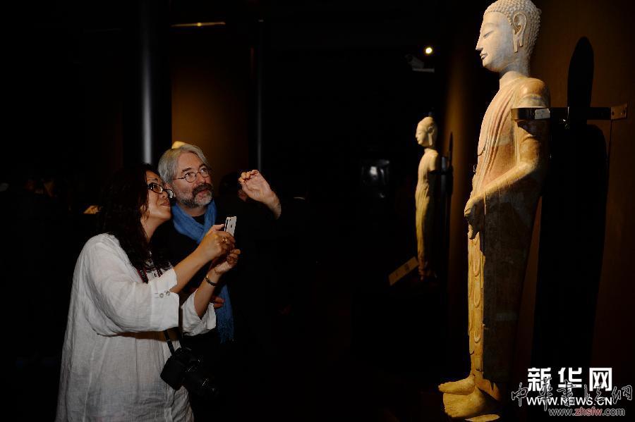 （文化）（3）山東青州龍興寺佛教造像在西安展出