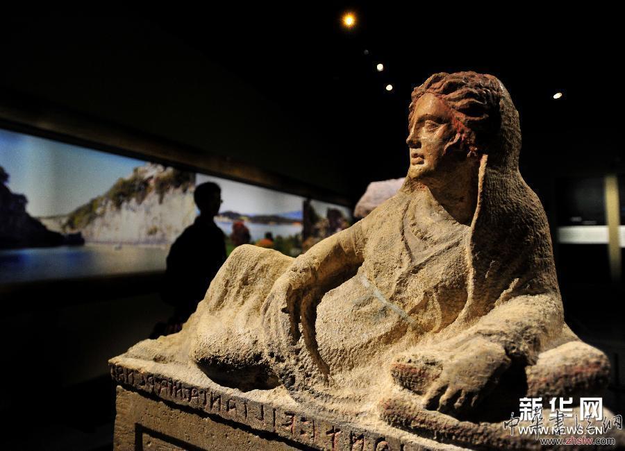 （文化）（2）武漢：&ldquo;曙光時代&mdash;&mdash;意大利的伊特魯里亞文明展&rdquo;開幕