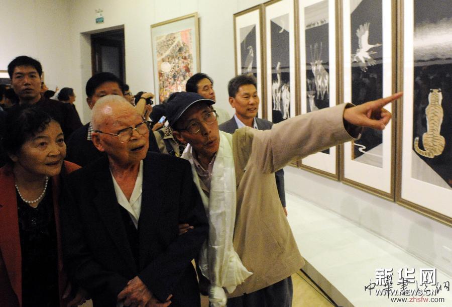 （新華網(wǎng)）（1）&ldquo;韓書(shū)力進(jìn)藏40年繪畫(huà)展&rdquo;在京舉行 