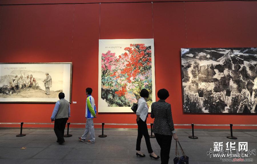 （文化）（3）十藝節(jié)全國優(yōu)秀美術(shù)作品展在濟(jì)南舉行