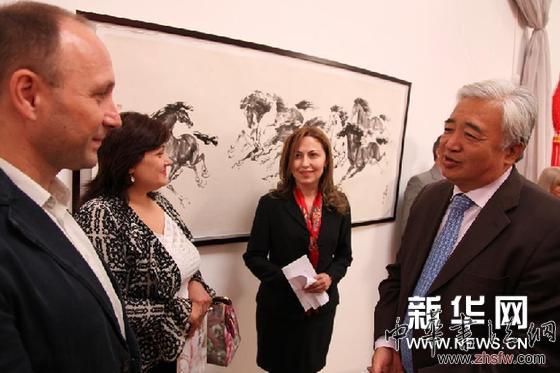 （XHDW）（1）中國國畫展在埃里溫舉行