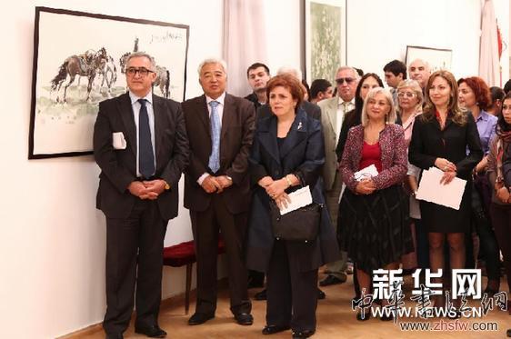 （XHDW）（2）中國國畫展在埃里溫舉行