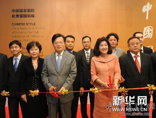 （XHDW）（1）&ldquo;中國風(fēng)格&mdash;&mdash;中國國家畫院國畫作品展&rdquo;在曼谷舉行