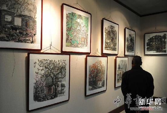 （晚報(bào)）（1）河北平山：農(nóng)民畫(huà)家辦畫(huà)展