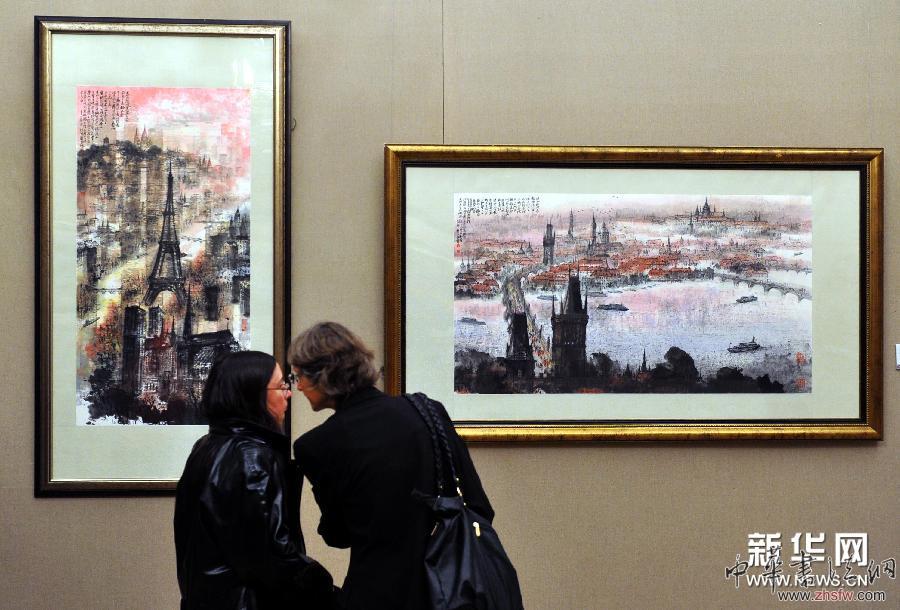 （XHDW）（2）《放懷天地&mdash;江明賢的墨彩世界特展》亮相巴黎