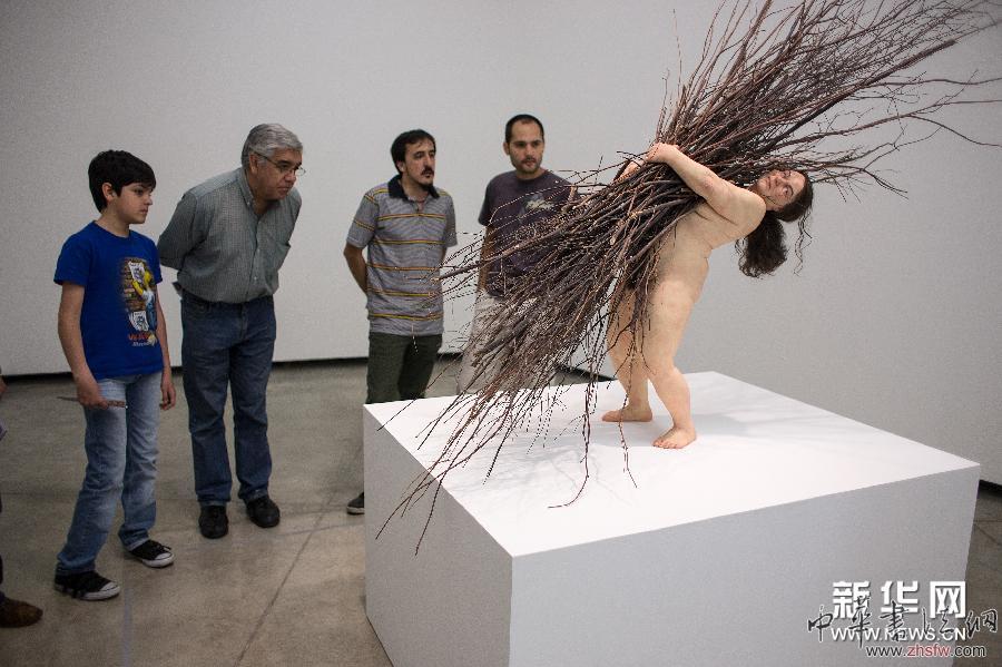 （國際）（3）澳大利亞藝術家羅恩&middot;米克雕塑作品在阿根廷展出