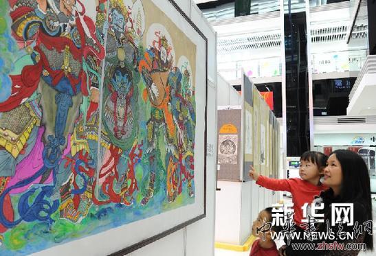 “大愛之光--李斐佛教人物畫展”在中山開展 圖 (晚報)(1)“大愛之光——李斐佛教人物畫展”在中山開展