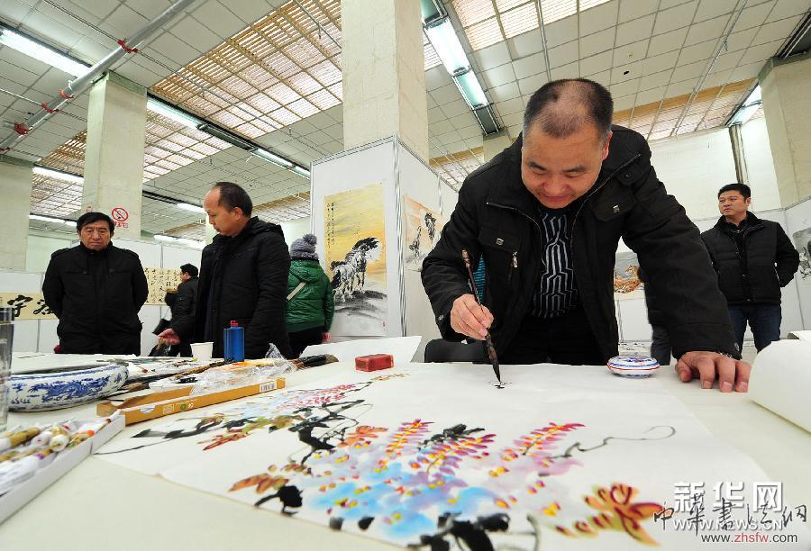 （晚報）（2）寧夏：書畫墨香度周末