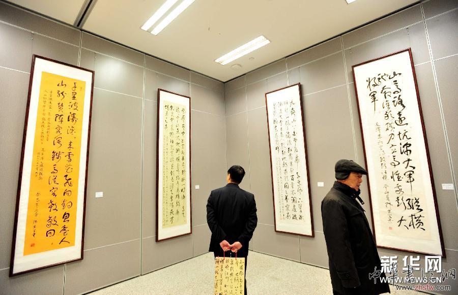 （晚報）（3）&ldquo;翰墨情懷&mdash;&mdash;韓忠學(xué)書法展&rdquo;在武漢開幕