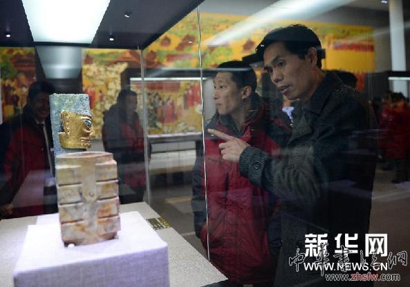 古蜀王國珍寶亮相西安 圖 (文化)(1)古蜀王國珍寶亮相西安