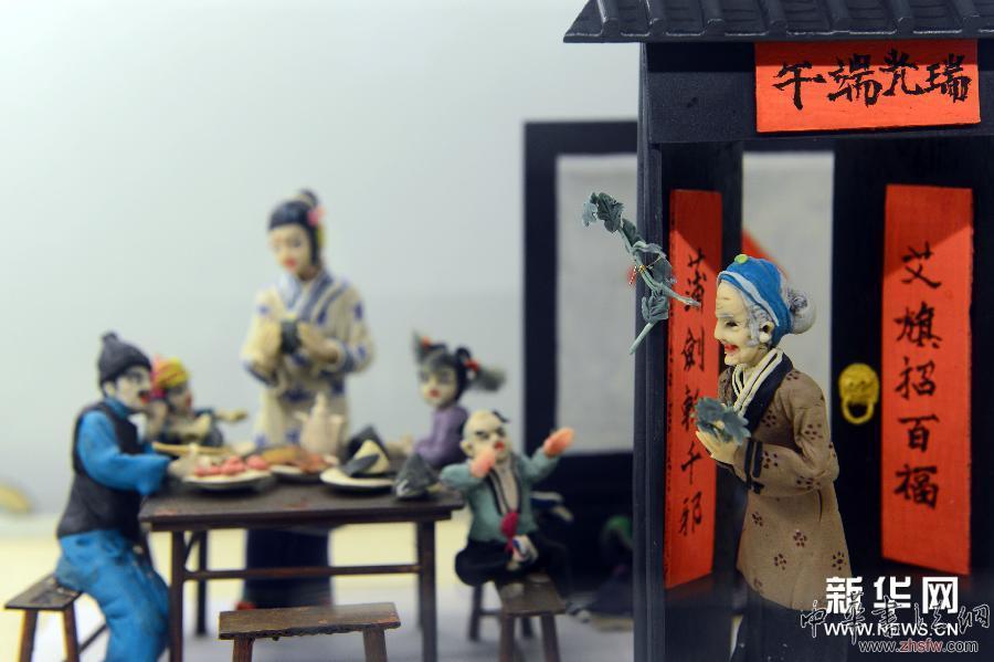 （晚報）（3）精美面塑展現(xiàn)節(jié)慶習俗