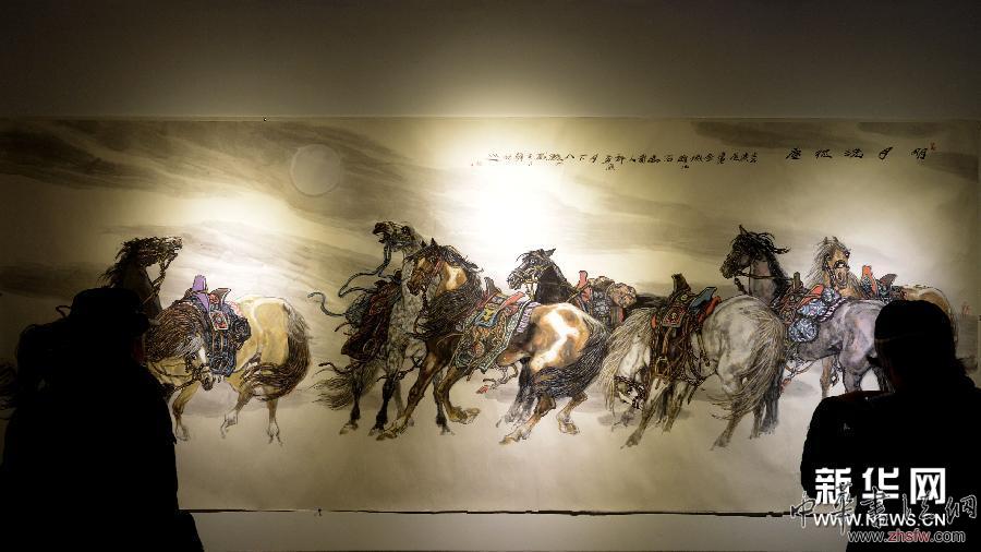 許勇“馬年畫馬”中國行畫展在沈陽舉行 圖 (文化)(3)許勇“馬年畫馬”中國行畫展在沈陽舉行