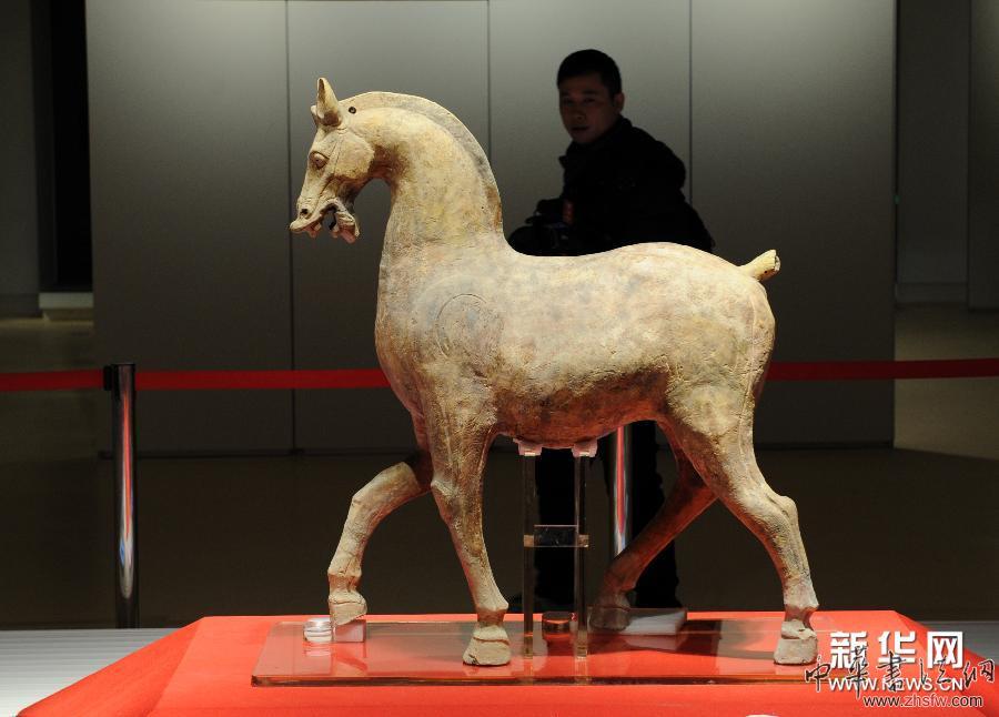 南京博物院舉行馬文物精品展 圖 (文化)(1)南京博物院舉行馬文物精品展