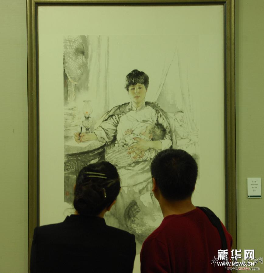 （新華網(wǎng)）（3）何家英畫展在海南舉行 