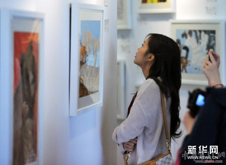 （社會）（3）&ldquo;自閉癥兒童與大師的對話&rdquo;藝術(shù)展在京舉行