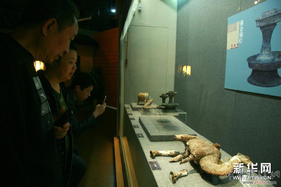 #（文化）（4）隋煬帝墓出土文物特展在揚(yáng)州開(kāi)展