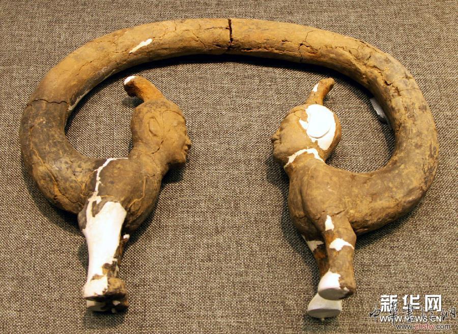 隋煬帝墓出土文物特展在揚(yáng)州開(kāi)展 組圖