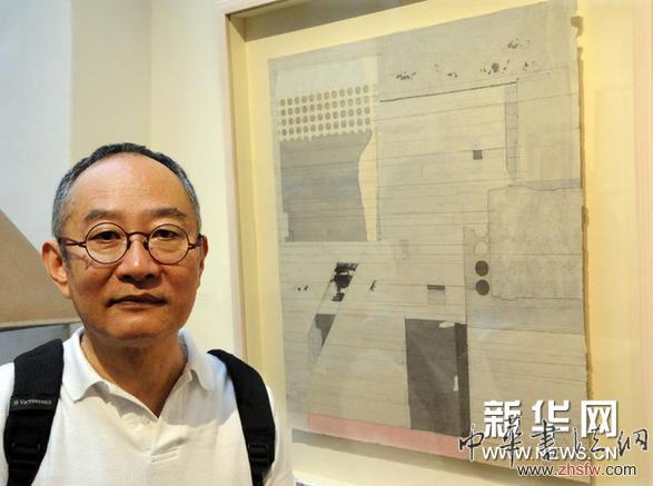 #（文化）（1）抽象水墨藝術(shù)家梁銓作品展臺(tái)北開展