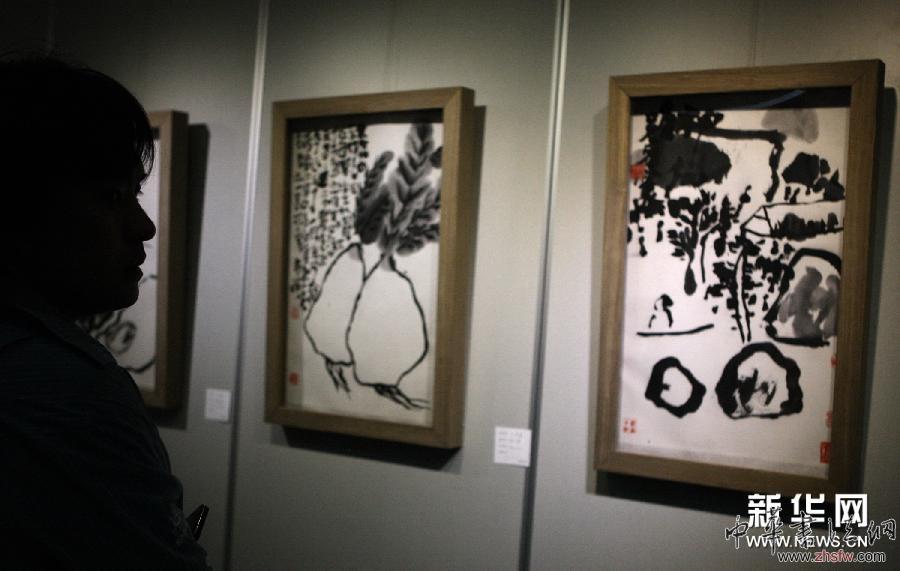 （文化）（3）吳震寰中國文人畫展開幕