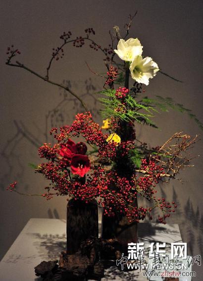 #（晚報）（2）&ldquo;異常邂逅&rdquo;插花藝術展在臺北開展