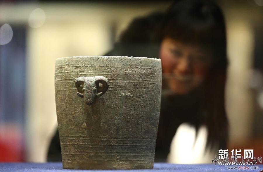 南京舉辦羊年生肖文物展 組圖